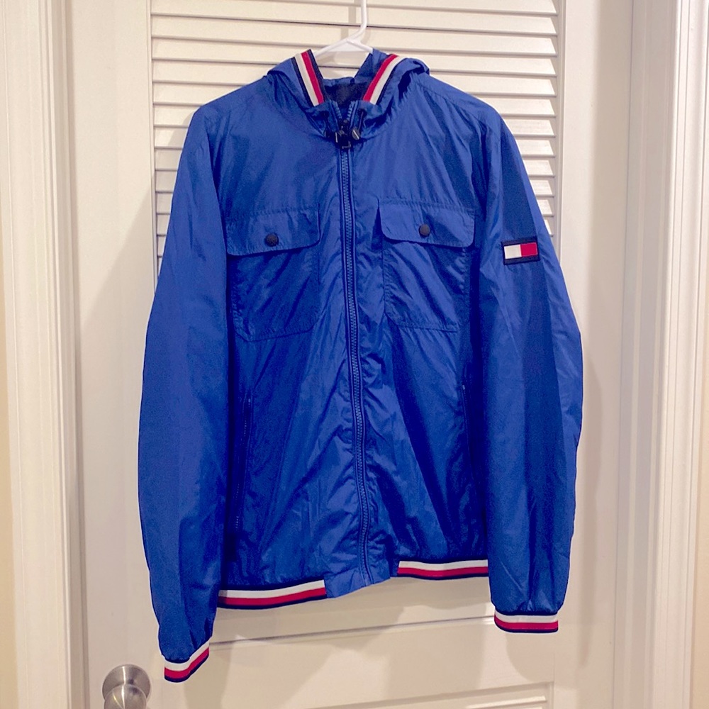 Tommy Hilfiger Boys Lightweight Hooded Windbreaker